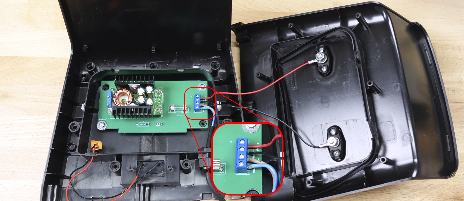 Module Mounted inside Dock