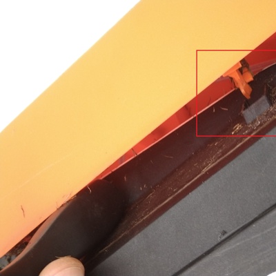 7 Bottom latch came out