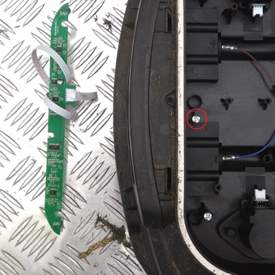 2 Throw the board away, save the screws for mounting GPS