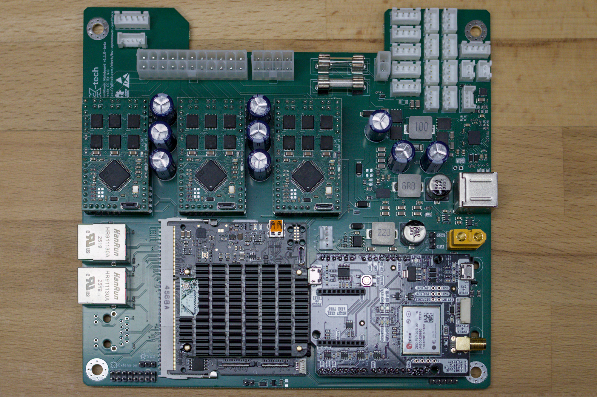 Fertiges Mainboard