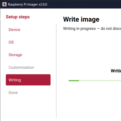 Pi Imager – Schritt 6
