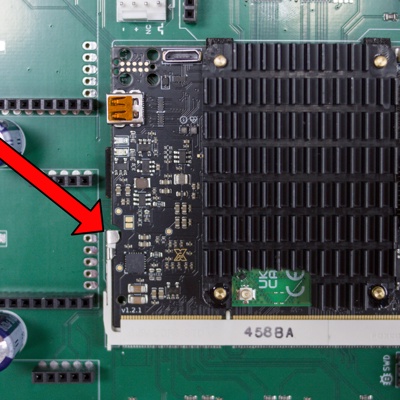 Step 2 - Lock the tabs on the left and right of the board