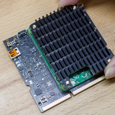 Step 3 - Align heat sink with mounting holes