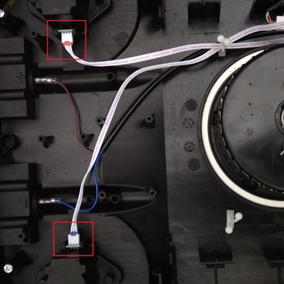 1 Plug in wheel hall sensor wires